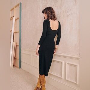 Sézane Thalia knit midi dress M